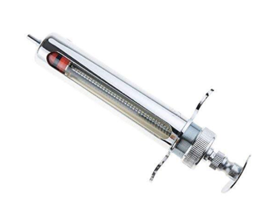 Stainless Steel Animal Syringe 
